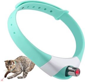 Smart Laser Tease Cat Collar Electric USB Charging Kitten Wearable Automatically Toys Interactive Training Pet Exercise Toys