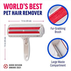 Reusable dog and cat lint remover for furniture, sofas, carpets, car seats and bedding - Eco-friendly, portable