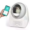 CATLINK-Luxury Automatic Cat Litter Box, Pro WiFi App Control, Double Odor, Self Cleaning Toilet Semi-closed Tray, Sanitario