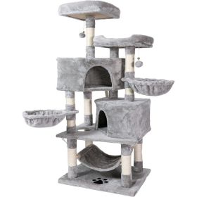 Cat Tree for Indoor- Multi-Level for Big Cats -Cat Condo Climbing Tower-Pet Play House