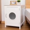 clearance sale Litter box shell, hidden litter box furniture cabinet, indoor cat room side table, large pet box bedside table, litter box toilet