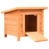 Cat House Solid Pine & Fir Wood 19.7"x18.1"x17.1"