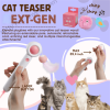 Cat Toy Two Product Sets, Including Retractable Laser Cat Toy Stick + Intelligent Bird Call Cat Toy Interactive Ball, Pet Fun Products