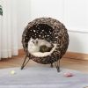 Cat Bed/Cat House -Brown