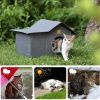 Outdoor Cat Houses Winter Warm Cat Bed Sleeping House Waterproof Weatherproof Insulated Feral Houses For Outdoor Puppy Shelter