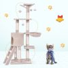 56 Inch Condo Scratching Posts Ladder Cat Play Tree