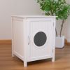 clearance sale Litter box shell, hidden litter box furniture cabinet, indoor cat room side table, large pet box bedside table, litter box toilet