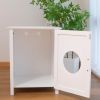 clearance sale Litter box shell, hidden litter box furniture cabinet, indoor cat room side table, large pet box bedside table, litter box toilet