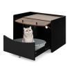 Cat Litter Box Enclosure with Pull-out Drawer