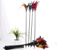 Cat Wand Stick Toy Color Vary Feather with Bell Teaser and Exerciser for Cat and Kitten