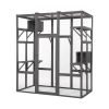 Outdoor Super Large Cat Cage - Grey