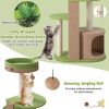 5-Tier Modern Cat Tree Tower for Indoor Cats with Sisal Scratching Posts