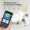 Self-Cleaning Cat Litter Box, Automatic Cat Litter Box for Multiple Cats with APP Control/Safety Protection