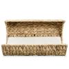 Cat Bed with Cushion Water Hyacinth 14.6"x7.9"x7.9"