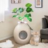 Smart Plant Cat Litter Box with Electronic Odor Removal & Sterilization