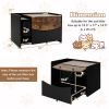 Cat Litter Box Enclosure with Pull-out Drawer