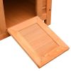 Cat House Solid Pine & Fir Wood 19.7"x18.1"x17.1"