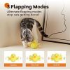 Potaroma Cat Toys Rechargeable Flapping Duck 4" with SilverVine Catnip; Lifelike Quack Chirping; Beating Wings Cat Kicker Toys; Touch Activated Kitten