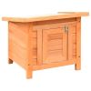 Cat House Solid Pine & Fir Wood 19.7"x18.1"x17.1"