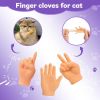 6 Pack Mini Hands for Cats, Tiny Hands for Cats, Crossed Cat Mini Hands