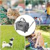 Cat Dog Carrier with Wheels Airline Approved Rolling Pet Carrier with Telescopic Handle Shoulder Strap