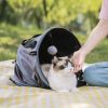 MewooFun 3 in 1 Cat Carrier Bed Foldable Tunnel Pet Travel Carrier Bag Cat Bed