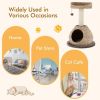 28 Inches Hand-Made Cat Tree Tower with Jump Platform