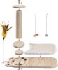 MewooFun Tree Scratching Tower 14'' 2-Layer Cat Tree Sisal Cotton Cat Toys Gifts