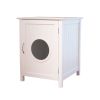 clearance sale Litter box shell, hidden litter box furniture cabinet, indoor cat room side table, large pet box bedside table, litter box toilet