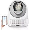 Self Cleaning Automatic Litter Box for Cats 3.3~22lbs-APP Control Sandboxes Cats Closed Cats' Sandbox Pet Supplies Pets Toilet