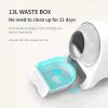 Self Cleaning Automatic Litter Box for Cats 3.3~22lbs-APP Control Sandboxes Cats Closed Cats' Sandbox Pet Supplies Pets Toilet