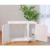 30"Litter box shell, hidden litter box furniture cabinet, indoor cat room side table, large pet box bedside table, litter box toilet