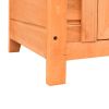 Cat House Solid Pine & Fir Wood 19.7"x18.1"x17.1"