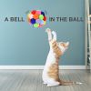 Cat Toy Balls with Bell 3PCS, Colorful Soft Fuzzy Balls Built-in Bell for Cats