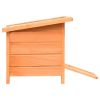 Cat House Solid Pine & Fir Wood 19.7"x18.1"x17.1"