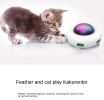 Gravitational companionship can automatically tease the cat feathers and the cat can automatically take away the hair UFO intelligent pet toy