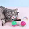 Plush Mouse Decor Cat Teaser Toy With Rustling; cat toy