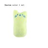 EW pet thumb toy small expression plush catnip teaser stick