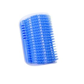 1/2pcs Corner Scrubber Cat Scratcher Massage Brush Scratcher Toy Cat Scratch Board, Wall Corner Cat Brush Pet Groomer Tool Brush Comb Pet Supplies (Quantity: 1pc, Color: Blue)