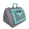 Pet Foldable Travel Cat Carrier - Front Door Collapsible Carrier Plastic Cat Lightweight Carrier