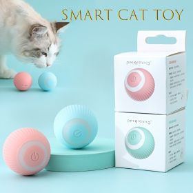 Smart Pet Toys For Dog & Cat; Automatic Rolling Ball Electric Cat Toys; Interactive Cat Ball Toys;  dog toys (Color: Blue (1.69in))