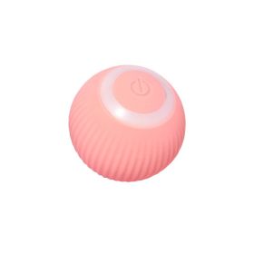 Smart Pet Toys For Dogs & Cats; Automatic Rolling Ball Electric Cat Toys; Interactive Cat Toys (Color: pink)