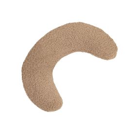 Pillow For Cats, U-Shaped Pillow Equipped With An Adjustable Cat Collar (Color: Khaki)