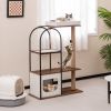 47 Inch Tall Cat Tree Tower Top Perch Cat Bed with Metal Frame