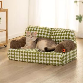 Mewoofun 3Colors Cat Beds for Indoor Cats & Small Dogs Removable Washable Cover (Style: QCP152)