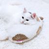 Pillows For Indoor Cats; Pets Home Plush Toys For Cats Rest; Soft Cat Pillow Toys