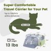 Cat, Dog Carrier , Soft Sided Collapsible Pet Travel Carrier, Foldable Pet Travel Bag, Protable, Comfortable, Cat Carrier