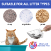 Cat metal litter scoops filter small feces Litter filters Oversized dog litter scoops can cope with different sizes of feces small and large holes The