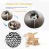 Free from EU Magic Organ Cat Scratching Board with Bell Cat Toy Grinding Claw Cat Play Scratch Climbing Frame Corrugated Paper