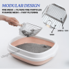 Cat metal litter scoops filter small feces Litter filters Oversized dog litter scoops can cope with different sizes of feces small and large holes The